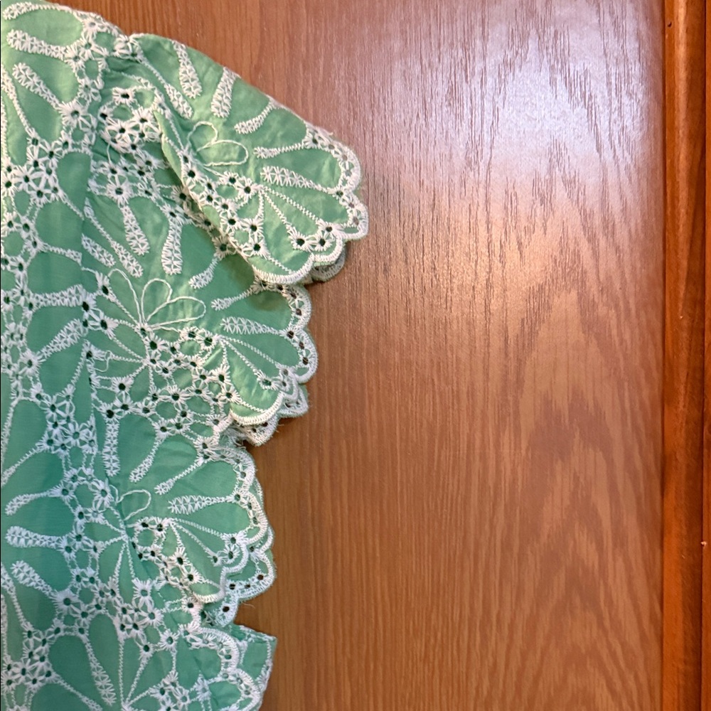 NWT LOFT Mint Green Floral Shift Dress - Picture 3 of 4